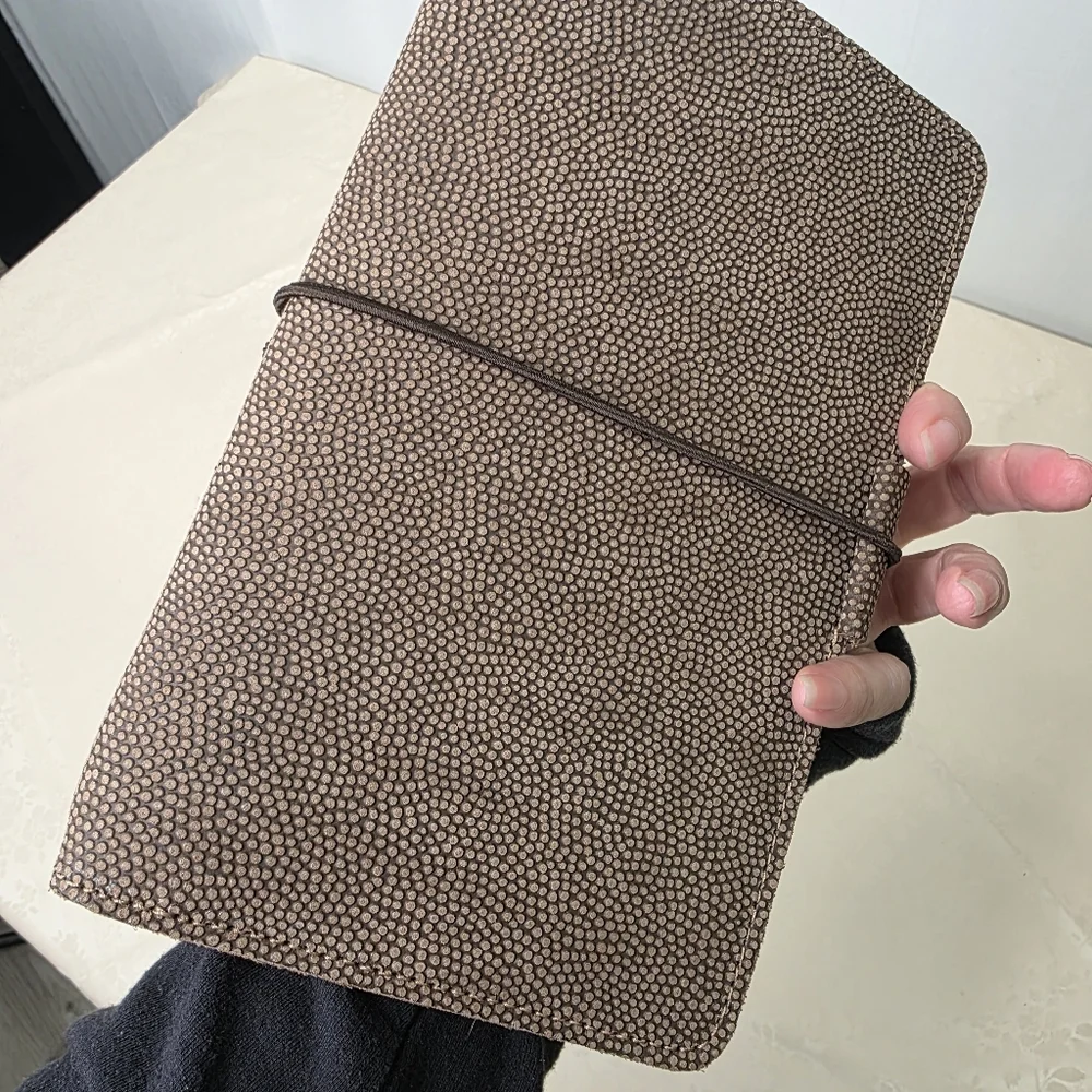 Planner Perfect Pebbled Leather Traveler's Notebook Cover - A5